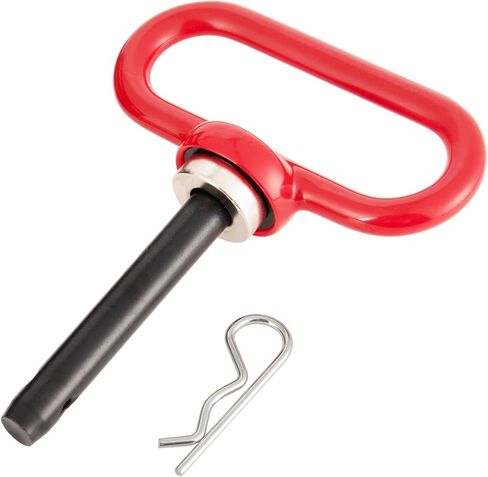 Magnetic Hitch Pin - Heavy Duty Ultra Strong Neodymium Magnet Trailer Gate Pin for Easy One-Handed Hook On & Off, for Lawn Mower Trailer Hitch Pin and Tow Behind Attachments（Red） in Kuwait