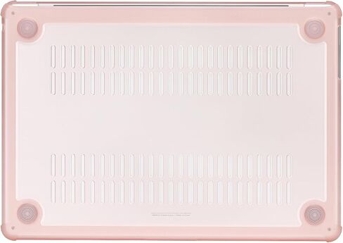 حافظة MOSISO متوافقة مع جهاز MacBook Air 15 بوصة إصدار 2023 2024 M3 A3114 M2 A2941 Touch ID، غطاء صلب من البلاستيك عالي التحمل مضاد للكسر وبصمات الأصابع مع مصد TPU وغطاء لوحة المفاتيح، وردي in Saudi Arabia