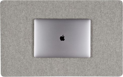 Graf Lantz Mosen Large Merino Wool Felt Desk Pad, Luxury Non-Slip Desk Mat, Blotter for Office and Home, 31W x 19H, Charcoal in Kuwait