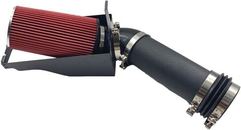 Air Intake Kit with Filter Fits for Ford Excursion F250 F350 Super Duty 1999-2003 7.3L V8 (Black&Red) in Saudi Arabia
