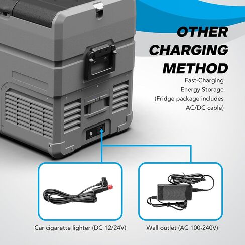 CHANGE MOORE 173Wh Detachable Battery for 12 Volt Dual Zone Refrigerator, Specially equipped CRD/ED series dual-zone car refrigerator (Adapter not included in Saudi Arabia