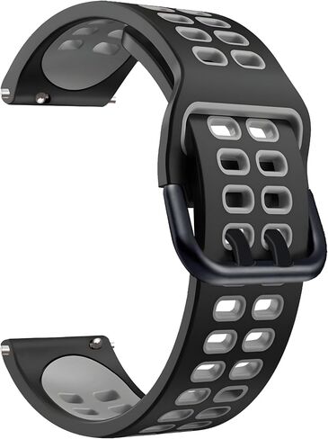 20mm 22mm Quick Release Rubber watch band-Stretchy Soft Breathable Silicone Sport Band for Men Women in Saudi Arabia
