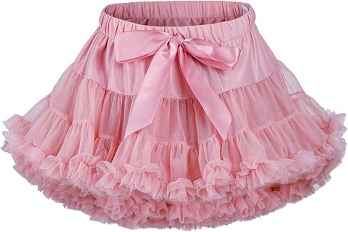 Girls Tutu Dress Layered Tulle Ruffle Skirt Princess Tutu Dance Outfit Party Birthday in Saudi Arabia