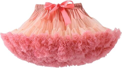 Baby Girls Tutu Skirt,Girls Soft Fluffy Tutu Skirt Ballet Birthday Party Pettiskirt,Baby Girl's Petticoat Skirts 9M-8T in Saudi Arabia