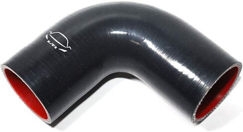LTI Universal 4-Ply Reinforced High Performance Inner Diameter 2.25" 90 Degree Elbow Silicone Hose Coupler 57mm (2.25" BLACK) in Saudi Arabia