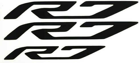 ملصق بإطار جسم أسود مزخرف بخزان الغاز متوافق مع Yamaha YZF R7 2021 2022 2023 2024، RTF34F in Kuwait