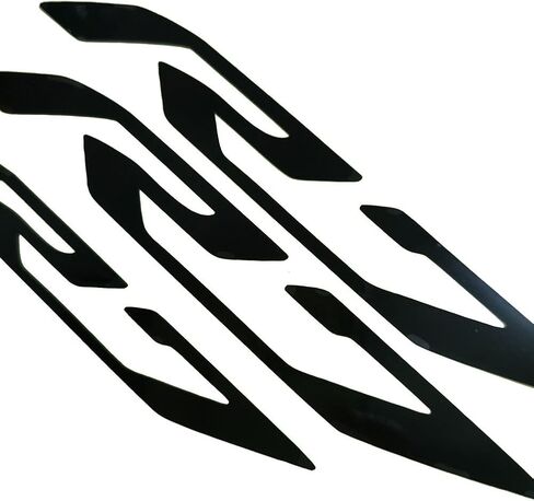 ملصق بإطار جسم أسود مزخرف بخزان الغاز متوافق مع Yamaha YZF R7 2021 2022 2023 2024، RTF34F in Kuwait