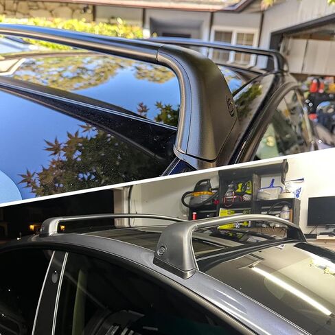 حامل سقفي متقاطع متوافق مع 2017 2018 2019 2020 2021 2022 2023 Tesla Model 3 ملحقات رف السقف لدراجة الأمتعة على السطح والزورق الكاياك in Kuwait