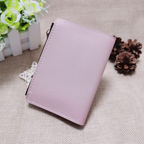 Fruit Cherry Embroidered Wallet Women Buckle Money Clip Simple Purse for Presents(Green) in Saudi Arabia