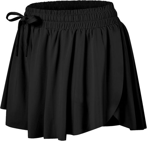 Memorose Flowy Running Shorts for Women Summer Causal Spandex Athletic Workout Shorts with Pockets in Saudi Arabia