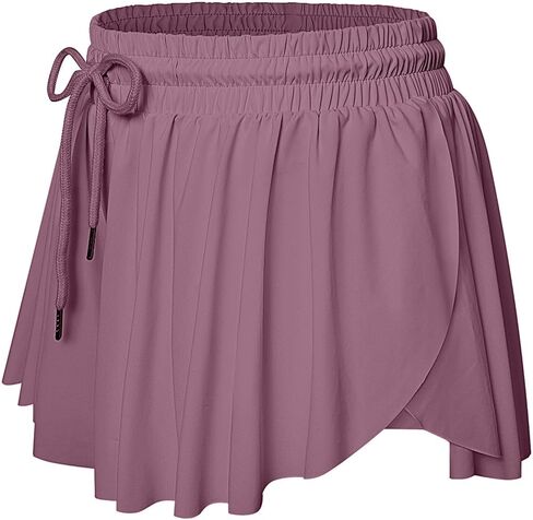 Memorose Flowy Running Shorts for Women Summer Causal Spandex Athletic Workout Shorts with Pockets in Saudi Arabia