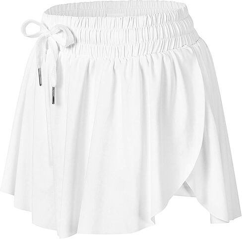 Memorose Flowy Running Shorts for Women Summer Causal Spandex Athletic Workout Shorts with Pockets in Saudi Arabia
