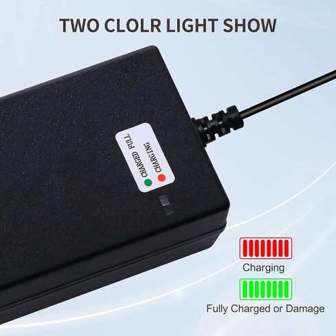 شاحن بطارية EVAPLUS 29.4V 2A لبطارية 25.2V 25.9V 24V، مدخل 100-240V AC-DC DC 5.5 × 2.1 مم، منفذ شحن لحزمة بطارية الليثيوم in Kuwait