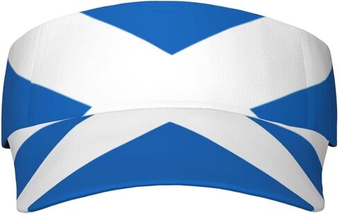 Cute Funny Scotland Flag Hats Men Women Sun Visors Foldable Sport Hats Summer Beach Packable Hat Adjustable Size in Kuwait