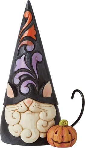 Enesco Jim Shore Heartwood Creek Halloween Black Cat Gnome Figurine, 4.72 Inch, Multicolor in Saudi Arabia
