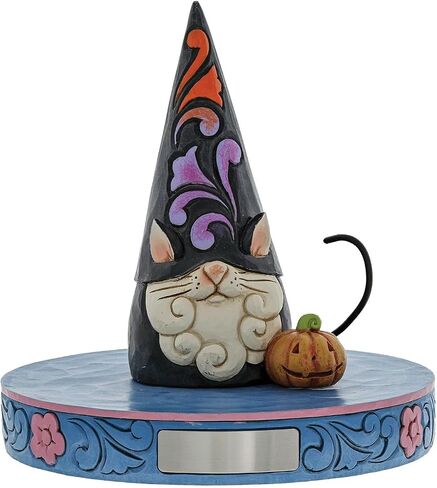 Enesco Jim Shore Heartwood Creek Halloween Black Cat Gnome Figurine, 4.72 Inch, Multicolor in Saudi Arabia