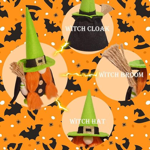 Hocus Pocus Decorations Halloween Decorations, 3 Pcs Hocus Pocus Decor Sanderson Sisters Halloween Gnomes Decorations Home Indoor Halloween Decor for Table Centerpiece Mantle Tiered Tray Shelf Kitchen in Saudi Arabia