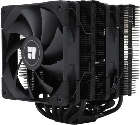 مبرد هواء من Thermalright Peerless Assassin 120 CPU ، 6 أنابيب حرارة، مروحة مزدوجة 120 مم TL-C12 PWM ، غطاء من الألومنيوم ، تقنية AGHP ، لـ AMD AM4 AM5 / Intel 1700/1150/1200/2066/2011 in Kuwait