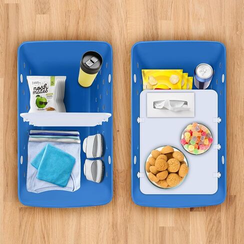 صينية مقسمة من ERKOON لحقيبة Bogg، مجموعة خطافات مكونة من 4 قطع وإكسسوارات حامل سلسلة مفاتيح ساحرة متوافقة مع حقائب Bogg الأصلية الكبيرة جدًا تساعد في تنظيم حقيبتك وتقسيم المساحة in Kuwait