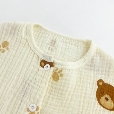 Toddler Pajamas Set Pjs- Kids Short Sleeve Snug Fit Cotton Sleepwear 2pcs for Boys Girs 2-7 Years in Saudi Arabia
