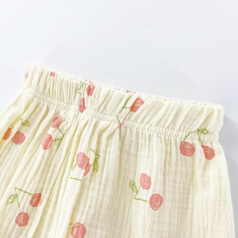 طقم بيجامات للأطفال الصغار Pjs - ملابس نوم قطنية بأكمام قصيرة للأطفال قطعتين للأولاد والبنات من عمر 2 إلى 7 سنوات in Kuwait