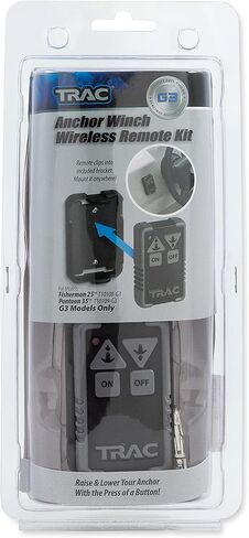 Camco Trac Outdoors Anchor Winch G3 Wireless Remote | Allows Push-Button Anchor Winch Operation from Any Location (69044), Black in Kuwait