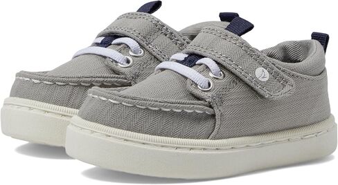 دانتيل خارجي للأولاد من Sperry قابل للغسل (طفل صغير/طفل صغير) رمادي 8 طفل صغير M in Kuwait