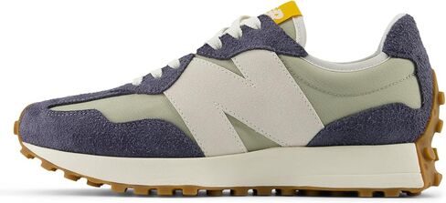 حذاء رياضي نسائي من New Balance 327، رمادي/زيتوني، 8.5 متوسط ​​أمريكي in Kuwait