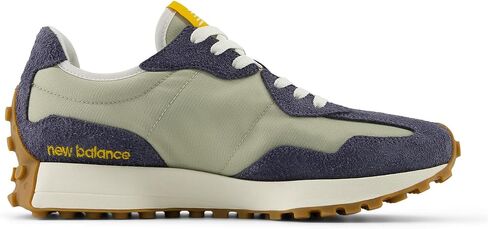 حذاء رياضي نسائي من New Balance 327، رمادي/زيتوني، 8.5 متوسط ​​أمريكي in Kuwait