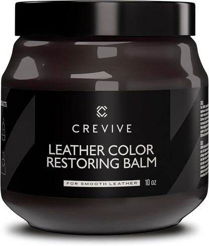 Leather Restorer Black 10 oz - Leather Color Restorer - Leather Restorer for Couches - Leather Balm Black in Saudi Arabia