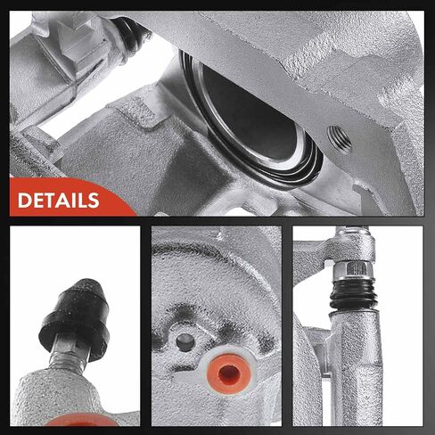 A-Premium Disc Brake Caliper Assembly with Bracket Compatible with Select Lexus Models - IS250 2006 2007 2008 2009 2010 2011 2012 2013 2014 2015 - Front Driver and Passenger Side, 2-PC Set in Saudi Arabia