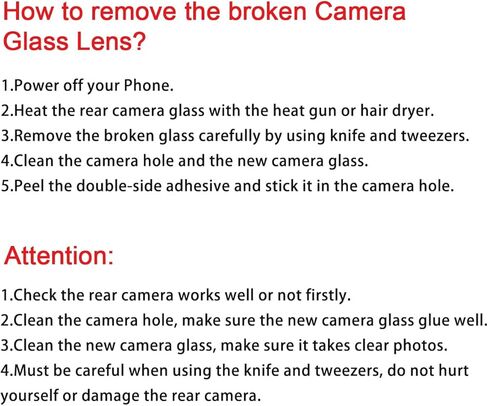طقم أدوات تثبيت زجاجية لعدسة الكاميرا الخلفية من بيرزيورك لهاتف آيفون XR 6 بوصة مع أدوات تركيب وإعادة الإصلاح in Kuwait