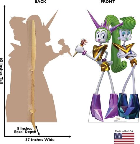 Cardboard People Velvet & Veneer Life Size Cardboard Cutout Standup - Trolls Band Together (2023 Film) in Saudi Arabia
