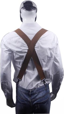 حلقات حزام شديدة التحمل للرجال على شكل حرف X حمالات مقاس 5 سم مع 4 خطافات كبس in Kuwait