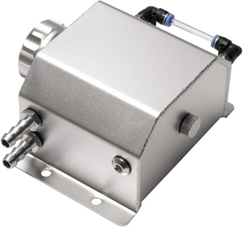 Aluminum Cooling Water Tank Coolant Overflow Tank Bottle Recovery Reservoir Aluminum, Aluminum Coolant Reservoir, Coolant Overflow Tank Bottle, Radiator Coolant Overflow Tank, Container Universal in Saudi Arabia