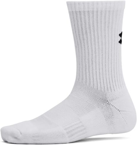 Under Armour Kids' Youth Training Cotton Crew Socks (3 Pairs) in Kuwait