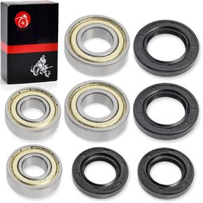 Front Wheel Bearing & Seal For YAMAHA Banshee Warrior 350 1988-2006 Bear Tracker Big Bear Bruin 250 2001-2009 YFZ450 W V R RSE