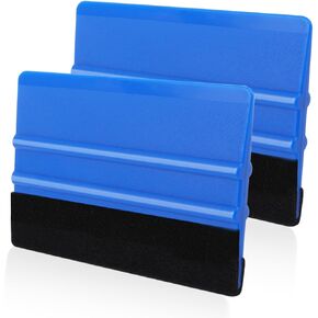 WRAPXPERT Squeegee for Vinyl,2Pack Pink Felt Squeegee,Vinyl Scraper Tool for Crafting Vinyl Application