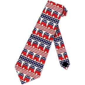 Republican Elephant Flag New Novelty Necktie Tie