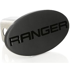 Ford Ranger Black Oval Trailer Tow Hitch Cover Plug (2" Inch)