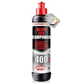 menzerna "Heavy Cut Compound 400" Car Polish I Heavy Cut, Medium Cut & Finish I Buffing & Polishing Compound for Scratch Repair I For Scratches, Swirls & Holograms I High Abrasion, silicone free I 8oz