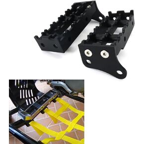 Nerf Bar Foot Pegs Compatible with LTR450 2006 2007 2008 2009 2010, ATV Footpegs Pedals Rests Footrest
