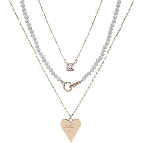 Alex and Ani AA794623SG:Daughter Layered Adjustable Necklace:Shiny Gold:White