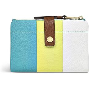 RADLEY London – Rivington Colourblock -Leather Medium Bifold Wallet - Multi-Card Holder with Zipper Pocket - Slim Wallet for Women