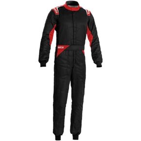 Sparco Men's Suit (Black/Red, Extra Large)