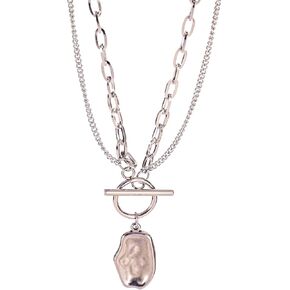 Hip Hop Clavicle Chain Stainless Steel Necklace Metal Style Sweet Cool Choker Necklace ins
