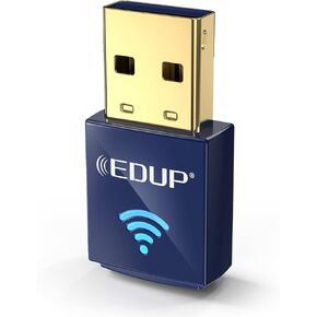 USB Bluetooth WiFi Adapter, Wireless Nano USB Network Adapter for Laptop Desktop PC Wi-Fi Dongle Compatible with Windows 10/7/8/8.1/XP Mac OS X 10.6-10.15.3