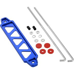 Mtsooning Battery Hold Down Bracket,Aluminum Alloy Silver Battery Tie Down Mount Bracket Kit with 10in J Bolts,Universal Battery Tray for Car Battery Mount Bracket Hold Lock Accessories in Saudi Arabia