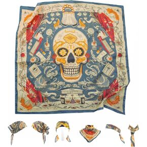 2 Pack Pure Cotton Paisley Pattern Bandanas Face Mask Square Scarf Headwear,Multi-purpose Bandanas For Men and Women