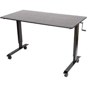 LUXOR STANDCF60-BK/BO 60" High Speed Crank Adjustable Stand Up Desk